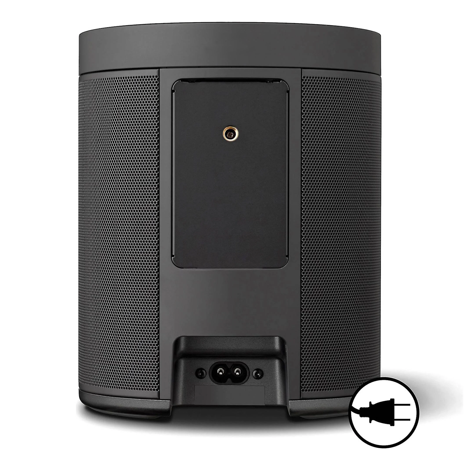 Cylindrical Multi-Stream Wireless Powered Audio Speaker, Dual-Band Wi-Fi Bluetooth High-Resolution Media Player